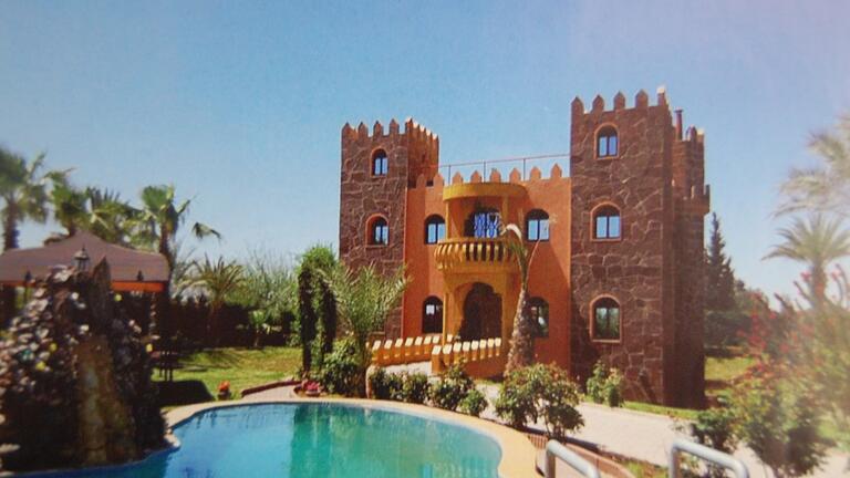 Das Schloss von Reinhard und Aicha Schatz in Marrakesch.