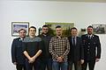 Wahlen gab es bei der Feuerwehr Eyershausen. Im Bild (von links): Kreisbrandinspektor Michael Weber, der neue zweite Kommandant Kevin Schmid, Philipp Schmid, Max Homer, Bürgermeister Thomas Helbling und Kreisbrandmeister Christoph Wohlfart