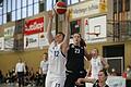 15 Rebounds sicherte sich Theresa Muck von den Qool Sharks Würzburg, hier im Spiel gegen Bad Homburg, beim souveränen Auswärtssieg in Mainz.