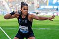Yemisi Ogunleye       -  Kugelstoß-Olympiasiegerin Yemisi Ogunleye zählt bei der Wahl zur &bdquo;Sportlerin des Jahres&rdquo; zu den Favoritinnen.