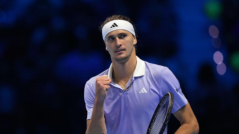 ATP-World Tour Finals in Turin       -  Alexander Zverev hat mit zwei Siegen ohne Satzverlust bei den ATP Finals eine optimale Ausgangsposition, ist aber noch nicht sicher weiter.