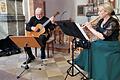 Claudia Rothkegel-Risser an der Alt- und Sopranblockflöte und Albin Heinl an der Gitarre warteten in der Spitalkirche in Karlstadt mit Kompositionen des 16. bis 18. Jahrhunderts auf.