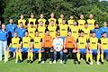 Die TG Höchberg stellt sich für die Landesliga-Saison 2022/23 auf. Hintere Reihe (von links): Tom Hochstein, Lennart Bolg, Felix Meierhöfer, Ferenc Lehner, Philipp Hausmann, Nils Grießenauer, Jona Zimpel, Dominik Broll. Mitte: Sebastian Genheimer, Lissi Bauer, Patrick Jägle, Tristan Hofmann, Peter Kohlhepp, Louis Maienschein, Friedrich Philipp-Messerschmidt, Tim Eisenberger, Sebastian Pfeufer, Rene Riebe, Markus Trunk, Ralph Gerlich, Dirk Pschiebl. Vorne: Maximilian Heider, Benedikt Streit, Marc Pimpertz, Nicolas Wilhelm, Margit Buchert-Müller, Leon Schultheiß, Yuma Grön, Medin Ljajic, Philipp Glücker. Nicht auf dem Bild: Elia Schoppel und Michael Wurszt.