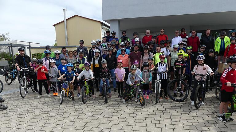 Oerlenbach war Start- und Ziel-Ort für die Radfahrer.       -  Oerlenbach war Start- und Ziel-Ort für die Radfahrer.