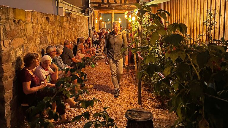 Das Höflesfest in Hammelburg bietet eine besondere Atmosphäre. Auch das Anwesen von Familie Maul in der Wankelstraße hat schöne Ecken.&nbsp;