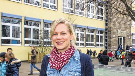 Überall gern für die Schüler da: Katharina Huth würde jederzeit wieder als &bdquo;Mobile Reserve&ldquo; arbeiten.