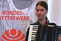 Alina Baumann beim Bundeswettbewerb von Jugend musiziert.