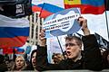 Demonstration für freies Internet in Moskau       -  Schon 2019 hat Russland die Voraussetzungen für das Abkapseln Russlands vom Internet geschaffen. Damals gab es Proteste für ein freies Internet in Russland. (Archivbild)