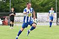 In der Kreisliga hat Christopher Schmitt (Archivbild von Juli 2024) schon neun Treffer für die DJK Salz/Mühlbach erzielt. Nun gelangen dem Torjäger sechs Treffer in einem A-Klasse-Spiel.