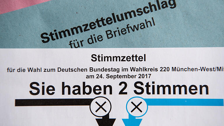 Briefwahl zur Bundestagswahl       -  Briefwahlunterlagen f
