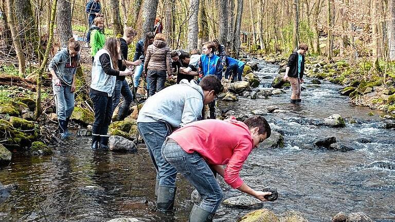 Internationale Schülergruppen können im Schullandheim Bauersberg ihre Studien betreiben. Aus fünf europäischen Staate kamen hier jetzt Jugendliche zusammen, um mehrere Module der  &bdquo;Unterfränkischen Wasserschule&ldquo; kennenzulernen.