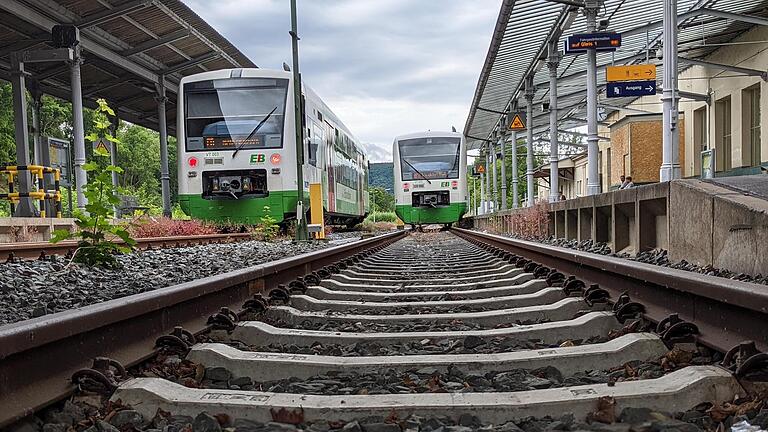 Der Bahnhof in Bad Kissingen - einer von wenigen in Landkreis.       -  Der Bahnhof in Bad Kissingen - einer von wenigen in Landkreis.