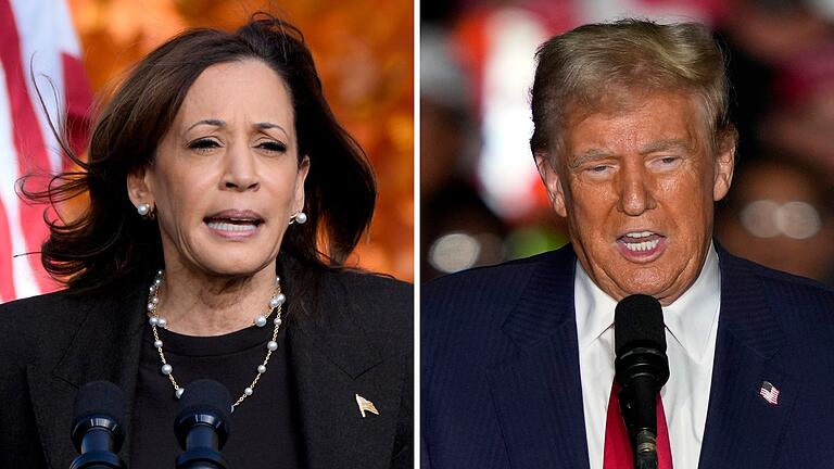 Wahlkampf in den USA - Trump       -  Das Rennen zwischen Kamala Harris und Donald Trump ist laut Umfragen völlig offen.