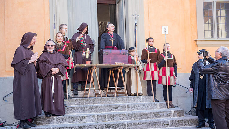 Reformationsspiel in  Sommerhausen am Samstag (12.10.2019).