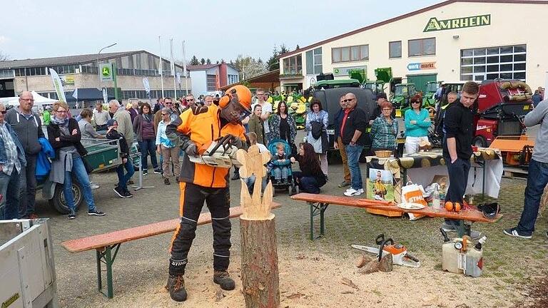 Der Gewerbemarkt in Bergrheinfeld bietet den Gästen ein abwechslungsreiches Programm. Unser Foto stammt aus dem Jahr 2019.