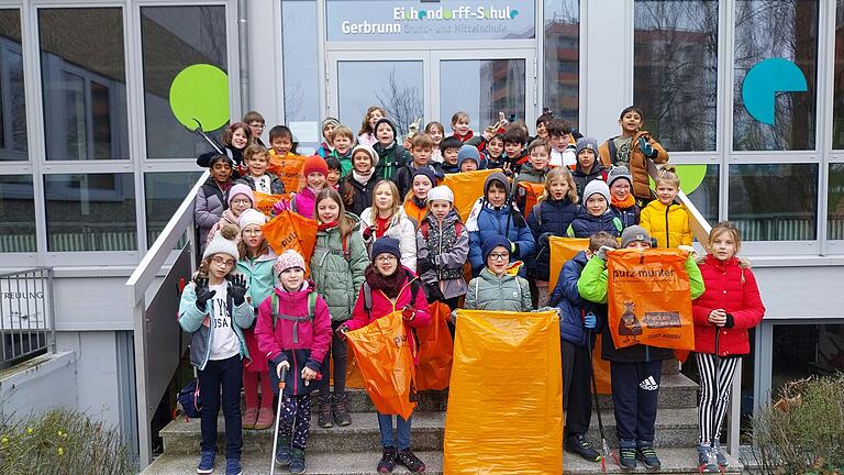 Die Grundschule schützt die Umwelt