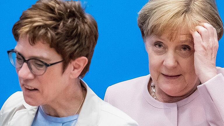 Klausurtagung CDU-Bundesvorstand       -  Annegret Kramp-Karrenbauer hat derzeit keinen leichten Stand in der CDU. Selbst Angela Merkel gibt ihr Ratschläge &ndash; durch die Blume.