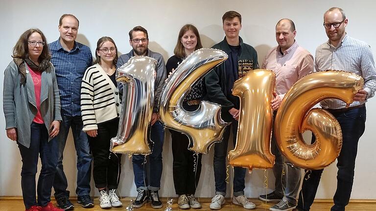 Diskutierten die Absenkung des Wahlalters auf 16 oder sogar 14 Jahre (von links): SPD-Bezirkstagskandidatin Lore Koerber Becker, Matthias Scheller und Emma Schroll (beide Evangelische Jugend), Andre Fischer (Stadtjugendring und Bezirksjugendring), Judith Wünn (Bund der Deutschen Katholischen Jugend), Manuel Rettner und Florian Meier (beide Katholische Landjugendbewegung) und SPD-Landtagskandidat Alexander Kolbow.