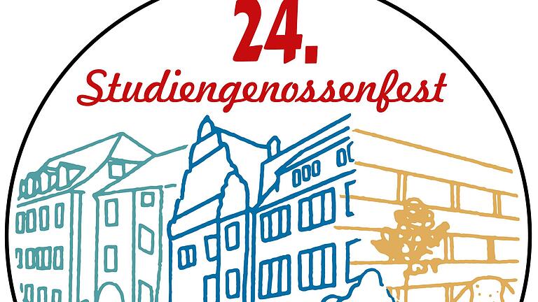 Das Logo für das 24. Studiengenossenfest 2025. Es zeigt die stilisierten Schulgebäude Kloster St. Michael, Studienseminar St. Josef und das aktuelle Schulgebäude.       -  Das Logo für das 24. Studiengenossenfest 2025. Es zeigt die stilisierten Schulgebäude Kloster St. Michael, Studienseminar St. Josef und das aktuelle Schulgebäude.