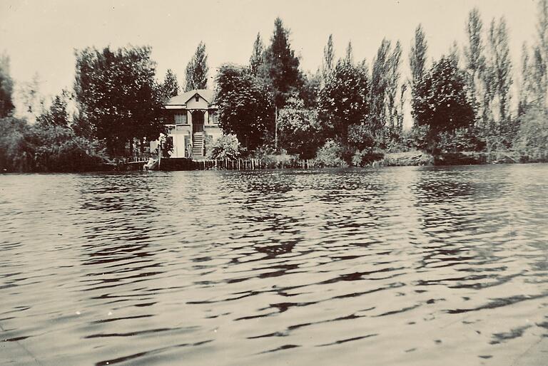 Das Haus eines Nachbarn der Langmandels in Paranacito. Die Wohnräume lagen so hoch, dass sie auch bei Hochwasser benutzbar blieben.