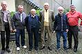 Ehrungen beim AKUV Aub. Auf dem Foto von links: stellvertretender Vorsitzender Robert Ödamer, Walter Pfannes (40 Jahre), Werner Mayer (70 Jahre), Kurt Kistner (60 Jahre), Bruno Metzger (25 Jahre) und Vorsitzender Alfred Gehring.