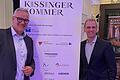 David Brandstätter, Geschäftsführer der Mediengruppe Main-Post (links), mit Alexander Steinbeis, Intendant beim Kissinger Sommer.