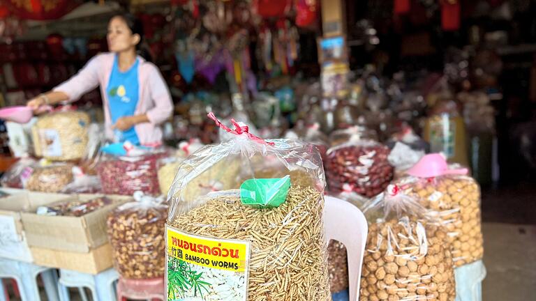 Insekten als Nahrungsmittel in Thailand       -  Insekten sind eine gute Proteinquelle. (Archivbild)