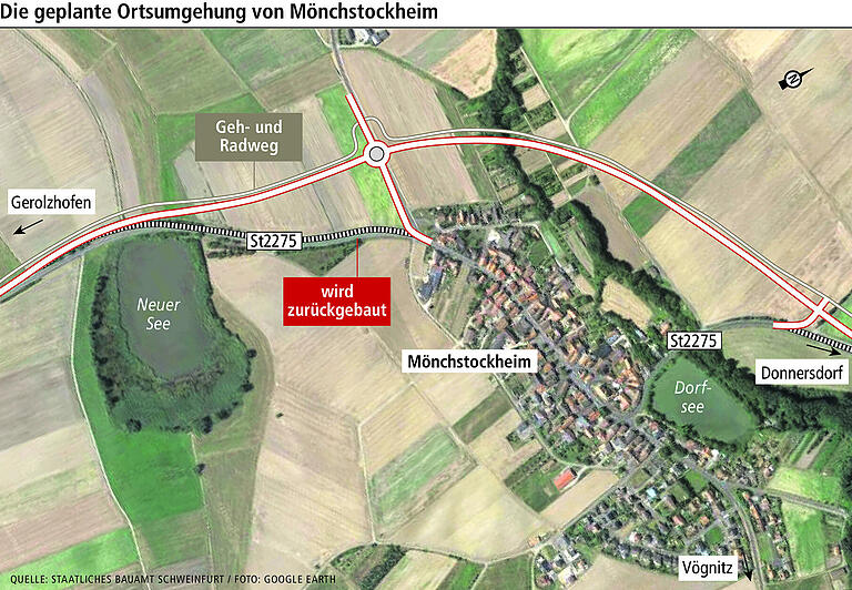 Ortsumgehung Mönchstockheim: Im Frühjahr beginnt der Straßenbau