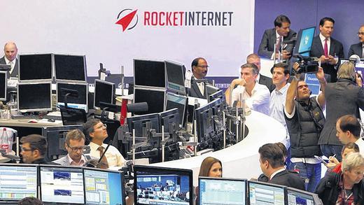 Kein Raketenstart: Die Start-up-Schmiede Rocket Internet ist am Donnerstag schwach an der Börse gestartet.