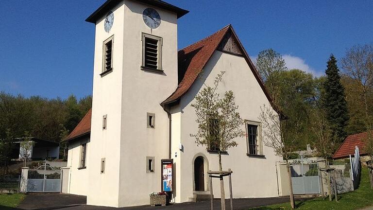 Die Pfarrkirche St. Bartholomäus in Weipoltshausen. Die Pfarrkirche St. Bartholomäus in Weipoltshausen.