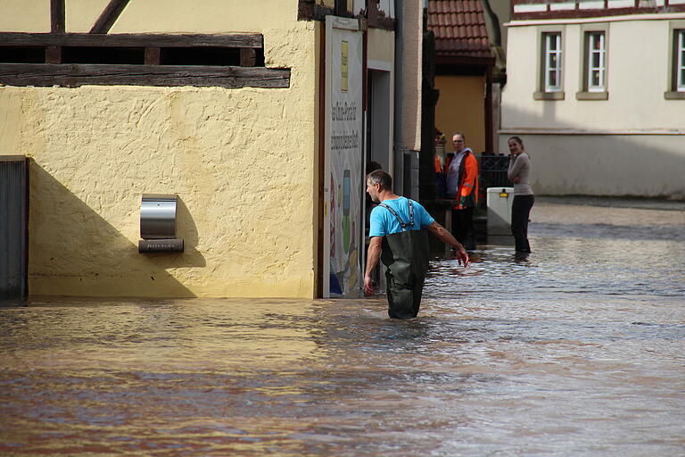 Die Michelauer leben seit Generationen mit dem Hochwasser, sagt Bürgermeister Michael Wolf. Die Michelauer leben seit Generationen mit dem Hochwasser, sagt Bürgermeister Michael Wolf. 