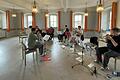 Registerprobe der Trompeten.