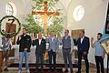 Nach dem Gottesdienst wurden sechs neue Feldgeschworene vereidigt.       -  Nach dem Gottesdienst wurden sechs neue Feldgeschworene vereidigt.