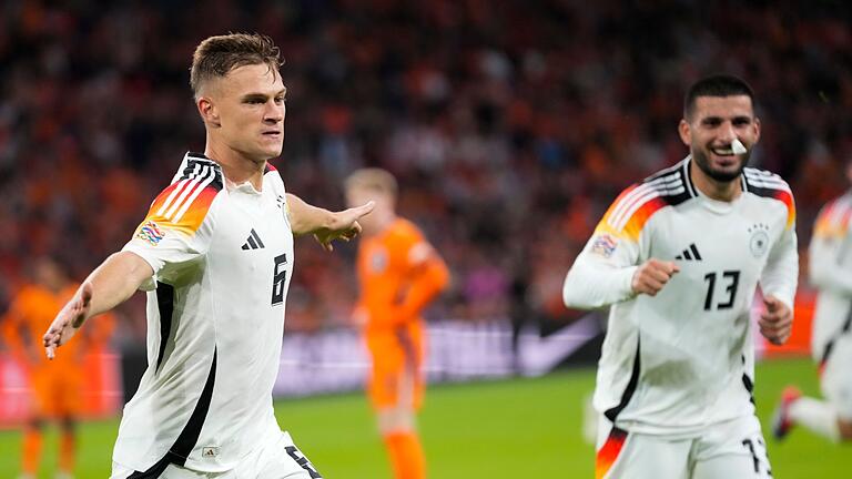 Niederlande - Deutschland - Kimmich und Undav, zwei glückliche Torschützen. Niederlande - Deutschland - Kimmich und Undav, zwei glückliche Torschützen.