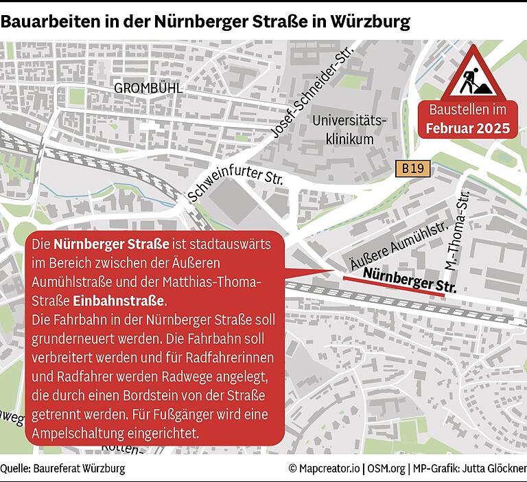 Baustellen in Würzburg: Achtung, hier müssen Autofahrer im Februar 2025 mit Stau rechnen Baustellen in Würzburg: Achtung, hier müssen Autofahrer im Februar 2025 mit Stau rechnen