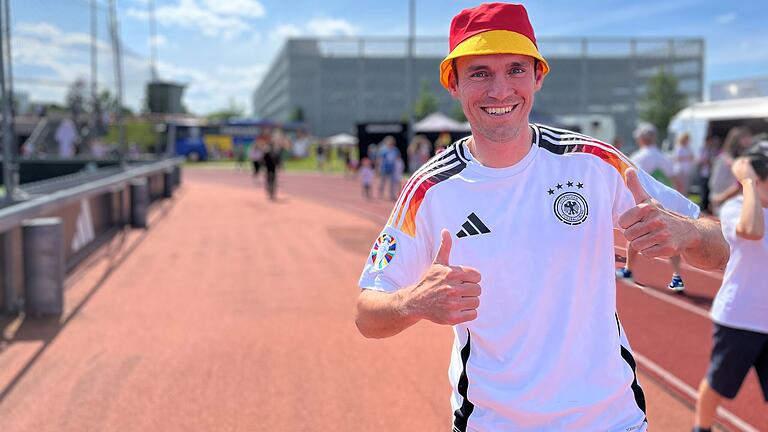 Öffentliches Training der Nationalmannschaft in Herzogenaurach       -  Kam aus Unterfranken nach Herzogenaurach: Matthias Dees.