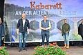 Zogen ein positives Fazit zum Kabarett an der alten Mainbrücke (von links): Stadtmarketingleiterin Inge Albert, Veranstalter Martin Rassau, Bürgermeister Thomas Stamm sowie von der Bürgerkulturstiftung Susanne Rinno und Wolfgang Hörnig.