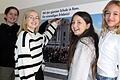 Dass ihre gesamte Mädchenrealschule nach Rom fährt, darauf freuen sich schon (von links) Sarah Martin, Nele Richter, Frieda Krönert und Lilly Vollmuth.&nbsp;