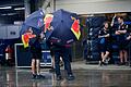 Großer Preis von Brasilien       -  Nach dem Regen vom Samstag wird das Rennen am Sonntag vorgezogen.