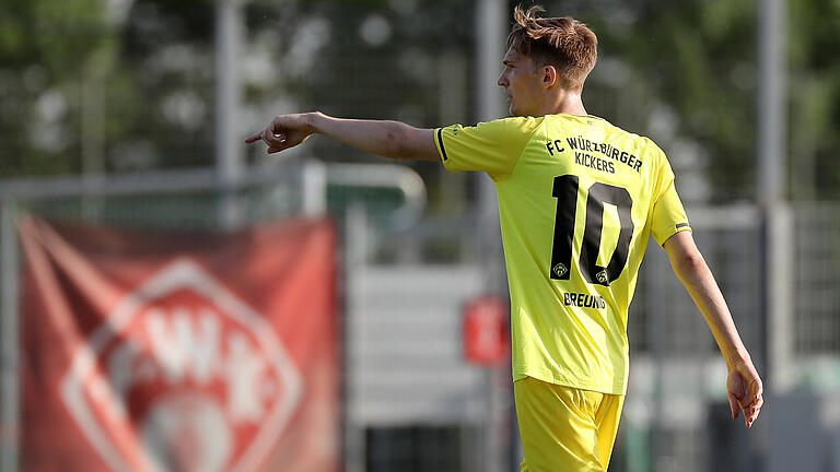 Blick nach vorne: Maximilian Breunig gilt als Sturmhoffnung für die kommenden Saison beim FC Würzburger Kickers.