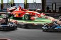 In Gollhofen können Kinder und Erwachsene auf einer Kartbahn einen Adrenalinkick erleben.