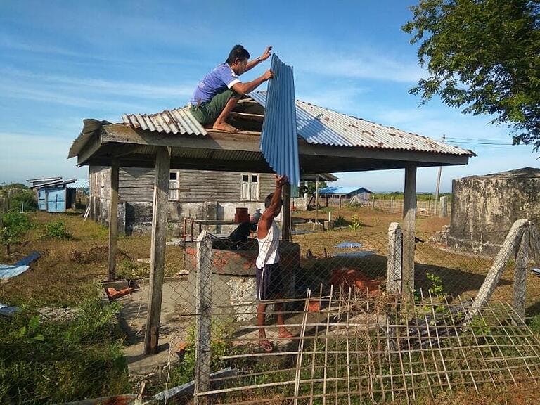 Auch beim Brunnenbau unterstützt das DAHW die Bevölkerung in Myanmar.