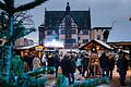 Das Winterdorf am Schweinfurter Marktplatz.