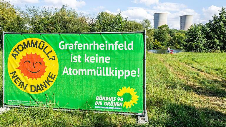 Bei einem Anti-Atom-Picknick unterhalb der Kläranlage in Bergrheinfeld geht es um die Frage der Endlagerung des Atommülls.&nbsp;&nbsp;