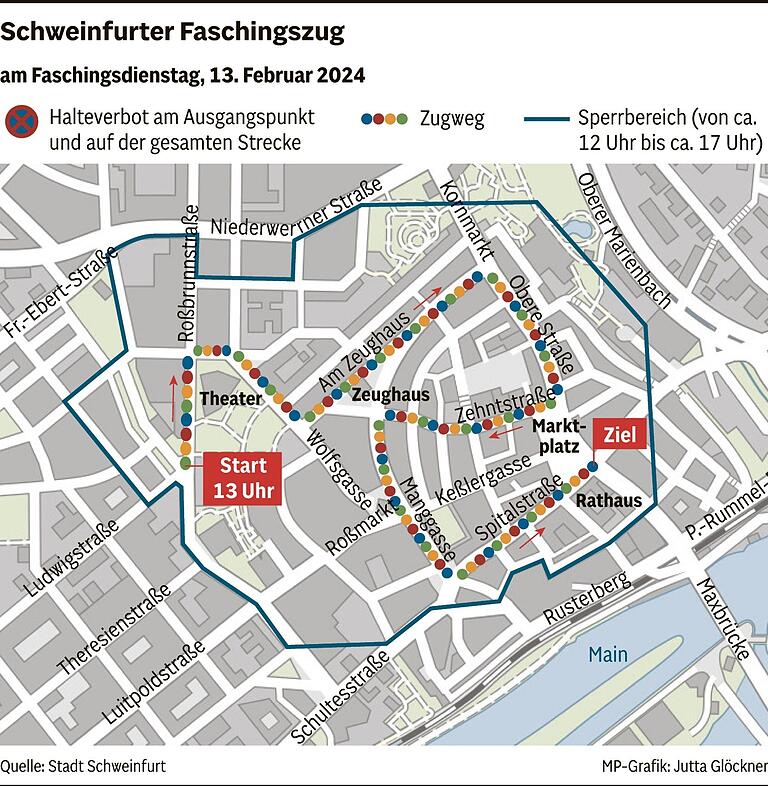 Schweinfurter Faschingszug 2024: Alles was man heute dazu wissen muss