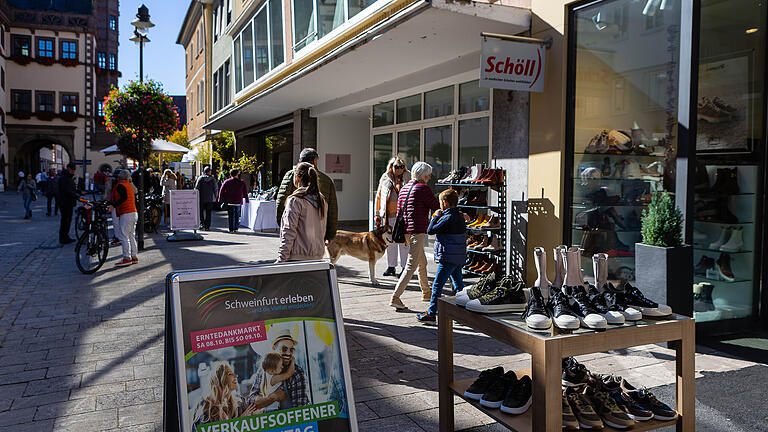 Impressionen vom verkaufsoffenen Sonntag in der Schweinfurter Innenstadt