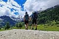 Abenteuer Alpenüberquerung zu Fuß: Einen Monat lang wandern unsere Autorin und ihr Mann von Deutschland bis ans Mittelmeer.