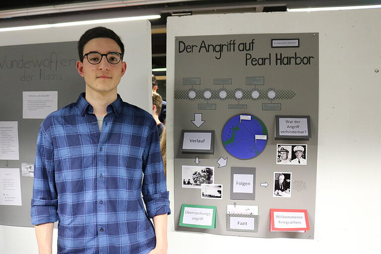 Mit dem japanischen Angriff auf Pearl Harbor hat sich der Steinfelder Maximilian Klüpfel beschäftigt. Mit dem japanischen Angriff auf Pearl Harbor hat sich der Steinfelder Maximilian Klüpfel beschäftigt.