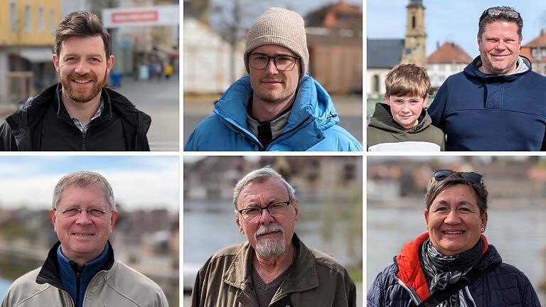 Freuen Sie sich auf die Fußball-Europameisterschaft? Norbert Dappert, Maximilian Vetter, Benedikt und Thomas Rupp (oben von links) sowie Thomas Hofmann, Franz Süss und Carmen Walz (unten von links) äußern sich zur Heim-EM 2024 in Deutschland. Freuen Sie sich auf die Fußball-Europameisterschaft? Norbert Dappert, Maximilian Vetter, Benedikt und Thomas Rupp (oben von links) sowie Thomas Hofmann, Franz Süss und Carmen Walz (unten von links) äußern sich zur Heim-EM 2024 in Deutschland.