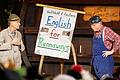Fredi Breunig (links) und Martin Wachenbrönner sind mit 'Gotthold und Eustach lernen Englisch' am Freitag, 31. Januar, bei der Närrischen Weinprobe im Bayerischen Fernsehen zu sehen. Das Foto entstand bei der Aufzeichnung der Sendung am 11. Januar.